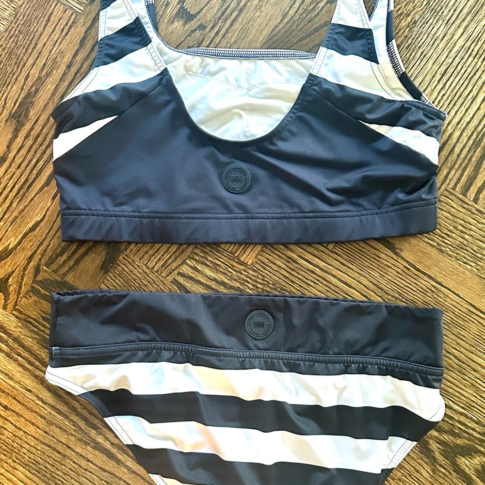 Helly Hansen Black and White Striped Two Piece- Women’s Large- worn once - Picture 2 of 6